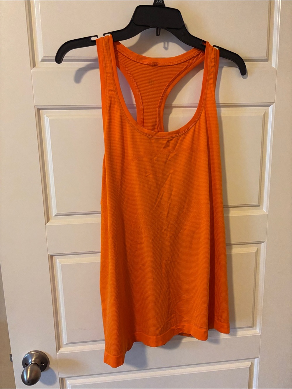 lululemon swiftly tech hip length Orange Racerback Tank